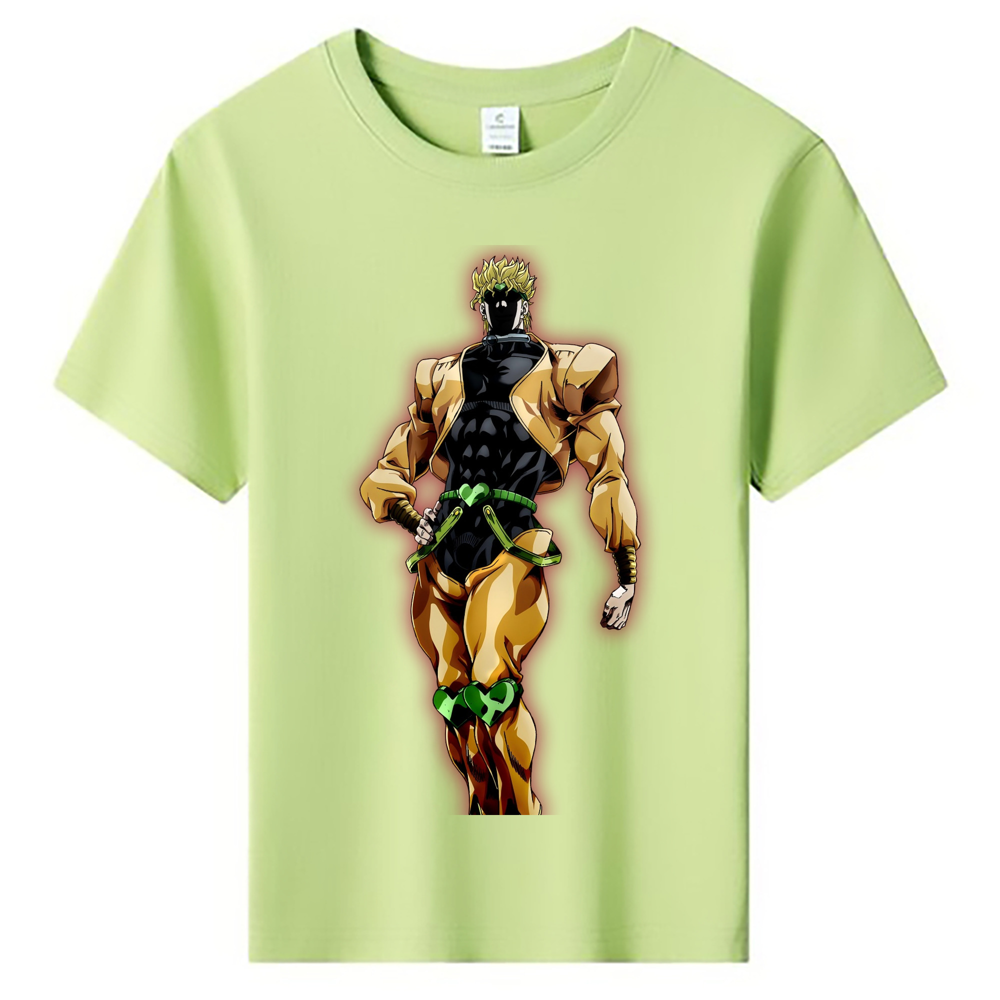 （画像用） ジョジョの奇妙な冒険 ディオ?ブランドー JoJo's Bizarre Adventure Dio Brando 綿100％キッズTシャツ（フロントプリント）